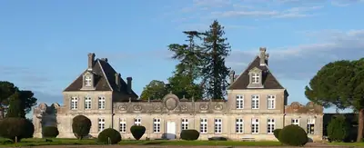 החזית המערבית של Château de Cérons
