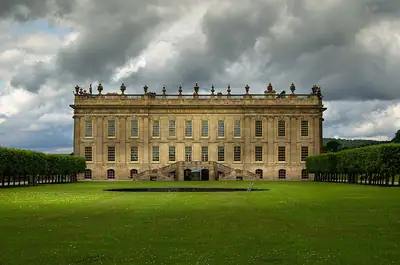החזית הדרומית של Chatsworth House