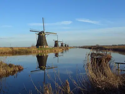 טחנות רוח ב-Kinderdijk