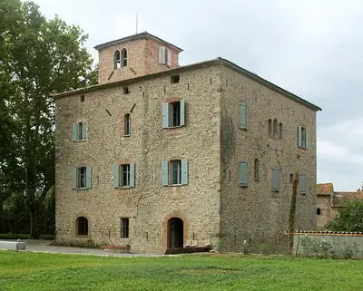 Château de Villeclare ב-Palau-del-Vidre, במבט מצפון-מערב