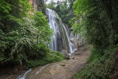 מפל Salt del Mir ליד Santa Maria de Besora