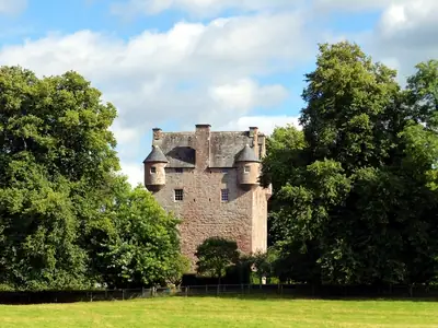 Spedlins Tower, בית מגדל הרשום בדרגה A ליד Lockerbie שב-Dumfriesshire