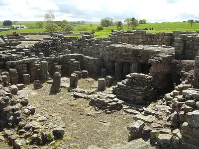בית המרחץ הצבאי ב-Vindolanda